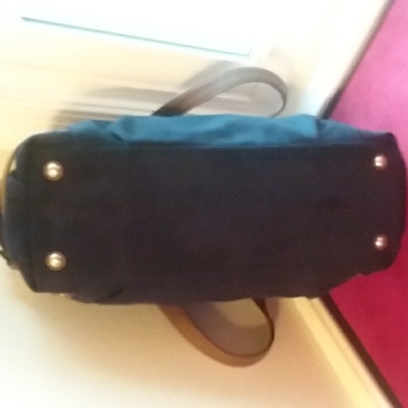 🎆SALE New Michael Kors Nautical Design  Navy with Tan and Gold  Excellent NEW - Picture 5 of 8